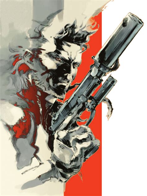 what is the metal gear box art based on|metal gear official art.